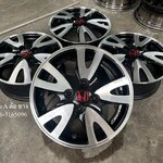 ✨ล้อแม็ก✨Honda Brio ขอบ 14 ดำหน้าเงา💖สวยกริ๊บ💖
