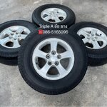 ✨ล้อแม็ก 5รู114✨Mitsu Triton ขอบ 15 แถมยาง 235-75-15 OTANI ปี 20