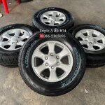 ✨ล้อแม็ก✨ISUZU Blue Power ขอบ 16 พร้อมยางใหม่💯245-70-16 Dunlop(แก้มขาว)♨️ปี24♨️