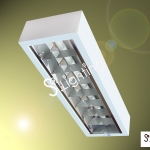 โคมตะแกรงอลูมิเนียมติดลอย1x18w