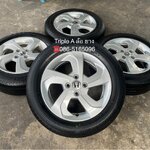 ✨ล้อแม็ก✨Honda City ใบพัด ขอบ 15 แถมยาง 175-65-15 Bridgestone ปลายปี 20