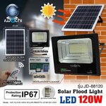 FLOOD LIGHT SOLAR CELL LED รุ่น JD IP67 120w แสงขาว