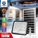 FLOOD LIGHT SOLAR CELL รุ่น JD-9910 IP67 LED 100w แสงขาว