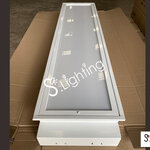 โคมฝังฝ้าหน้าอะคริลิค สีนม(ขาวขุ่น) 2in1 2x36w /A87%