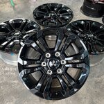 ✨ล้อแม็ก 6รู139✨Mitsu Triton Athlete ขอบ 18 สีดำแท้💯