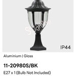 โคมไฟหัวเสา 11-20980S/BK