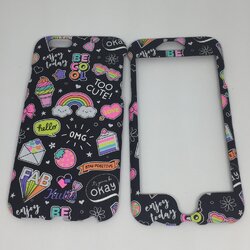 เคสคูทิส(Kutis)ไอโฟน6,6S(ลายสายรุ้งอมยิ้มBECOOL)มาใหม่ เคสประกบหน้า-หลัง เคสเรืองแสงเคสลายวินเทจ ร้านSuperhero Klongthom