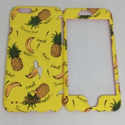 เคสคูทิส (Kutis) ไอโฟน6,6S(ลายสัปปะรดกับกล้วยพื้นหลังสีเหลือง)