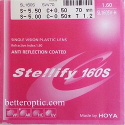 เลนส์มัลติโค้ตย่อบาง HOYA Stellify 1.60 VP