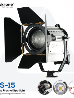LFS-15 ไฟถ่ายหนังสปอร์ตไลท์ 150 วัตต์ LED Lakrone Fresnel Spotlight
