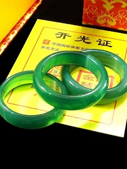 แหวนหยกเขียวแท้นำเข้าจากประเทศจีน จากJade Market ฮ่องกง