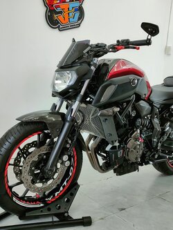 เข้าใหม่อีกตัว ตระกูล Ⓜ️ YAMAHA MT07 Gen2 จดกลางปี 2019 แต่งรอบคัน💥