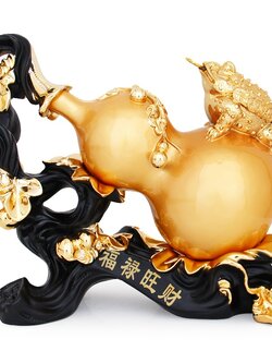 น้ำเต้าทองเรียกทรัพย์ เครื่องประดับปรับฮวงจุ้ยเสริมความมั่งคั่งร่ำรวย