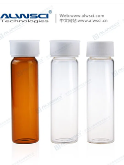 40 ml EPA /VOA /TOC Vials(100 ชิ้น/แพ็ค)