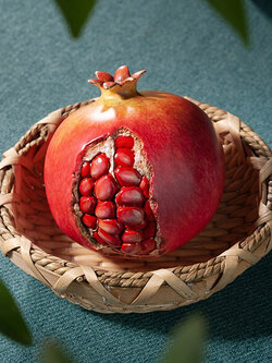 #ทับทิม-ผลไม้มงคล งานทองเหลืองทำสีคุณภาพสูง