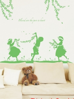 PS-60012 Wall Sticker วอลล์สติ๊กเกอร์แต่งผนัง ลาย EDELWEISS ขนาดแผ่น 50x70 cm