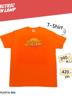 ELECTRIC NEON LAMP : T-SHIRT ORANGE ENL CAT EXPO 6