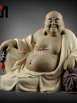 พระสังกัจจายน์เนื้อดินเผา,เซรามิกสไตล์จีน อรหันต์แห่งความอุดมสมบูรณ์