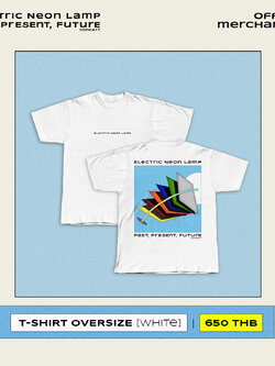 [PRE-ORDER จัดส่ง 18 Aug] T-SHIRT PAST, PRESENT, FUTURE CONCERT - WHITE