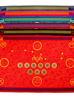 พรมจีนลายมงคลต่างๆ พรมปูพื้น,พรมรองนั่ง สำหรับปูหน้าหิ้งพระ ศาลเจ้าภายในบ้าน,อาคาร,สถานที่ต่างๆ ขนาด 50x78 cm.