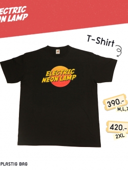 ELECTRIC NEON LAMP : T-SHIRT BLACK ENL CAT EXPO 6