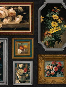 วอลเปเปอร์ลายดอกไม้ 88505-1