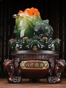 คางคกสามขาคาบเหรียญ(กิมเซียมซู) เครื่องประดับปรับฮวงจุ้ยเสริมดวงการเงิน การค้า