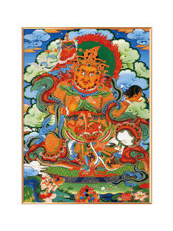 #ภาพวาดทังก้า(Thangka)ภาพวาดทิเบต ทังก้า มันดาลา พุทธศิลป์ชั้นสูง
