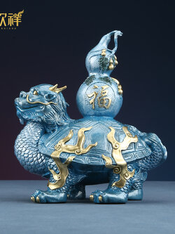 #เต่าหัวมังกรแบกน้ำเต้า สัตว์เทพมหามงคลเรียกทรัพย์เสริมดวง,แก้ฮวงจุ้ย,ป้องกันภัย