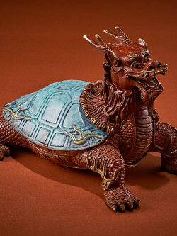 #เต่าหัวมังกรทองเหลือง สัตว์เทพมหามงคลเรียกทรัพย์เสริมดวง,แก้ฮวงจุ้ย,ป้องกันภัย