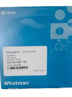 กระดาษกรองเบอร์ 2 -pore size 8µm(100 แผ่น/pkg)-whatman