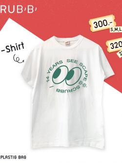 SCRUBB : T-SHIRT SCRUBB WHITE CAT EXPO 6