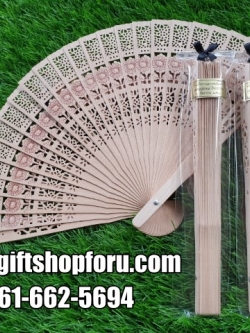 ของชำร่วยงานศพ พัดไม้ฉลุ