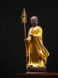 นักบวชทิเบต ดินเผาเซรามิกสไตล์จีน จากมณฑลซานตง ประเทศจีน