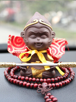 ตุ๊กตาดินเผาเห้งเจีย Monkey King เสริมมงคล,ตบแต่งห้อง