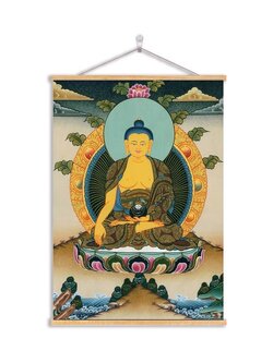 #ภาพวาดทังก้า(Thangka)ภาพวาดทิเบต ทังก้า มันดาลา พุทธศิลป์ชั้นสูง