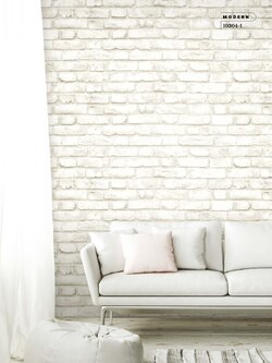 วอลล์เปเปอร์ลายอิฐขาว