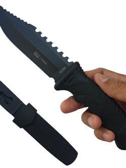 มีดใบตาย มีดพก Columbia 1678A ขนาด 9.1 นิ้ว (23.5 ซม.) พร้อมปลอกมีด ABS เหน็บเข็มขัดสำหรับเก็บมีด