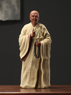 ตุ๊กตาดินเผานักบวชนิกายเซน รูปแบบสวยงาม แสดงถึงความสงบ