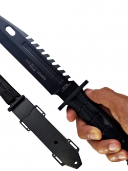 มีดใบตาย Columbia 5578A ยาว 11.9 นิ้ว (30.3 ซม.) พร้อมปลอกมีดพลาสติก ABS สำหรับเก็บมีด