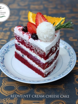🌿 เค้กเรดเวลเวทครีมชีส 🌿 Signature 3 ชั้น / Red Velvet Cream Cheese Cake 3 Layers