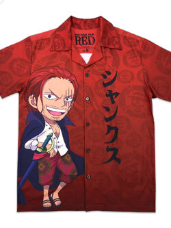 เสื้อฮาวายวันพีซ Hawaii shirt One Piece Shanks