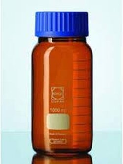 ขวดเก็บสารเคมี ขวดดูแรน ชนิดชา ชนิดปากกว้าง DURAN® GLS 80® Laboratory Bottle Wide Mouth Amber