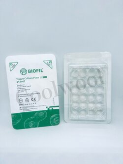 Tissue culture plate 24 well flat shape bottom-sterile(100ea/cs)-Jet biofil-TC treat