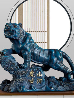 เสือโคร่งสัตว์มงคลเสริมพลังอำนาจบารมี ตั้งวางบนโต๊ะทำงานแก้ฮวงจุ้ยการงาน เสริมมงคลในทุกๆด้าน