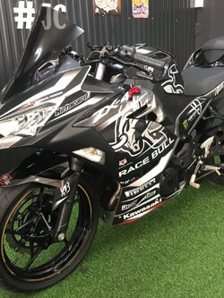 🚀 Ninja400 ปี 2019 🔥ดุดันมากคันนี้กับสติ๊กเกอร์แต่ง RACE BULL🔥