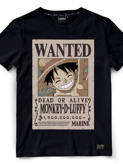 เสื้อวันพีซ One Piece New Wanted Luffy