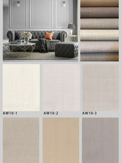 วอลล์เปเปอร์ติดผนังสไตล์โมเดิร์นลายเรียบหรู สีสว่าง