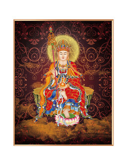 #ภาพวาดทังก้า(Thangka)ภาพวาดทิเบต ทังก้า มันดาลา พุทธศิลป์ชั้นสูง