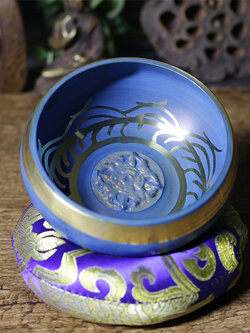 #พร้อมส่ง ขันทิเบต Tibetan Singing Bowl ขนาด 10.5 cm. ใช้สำหรับทำสมาธิขณะสวดมนต์